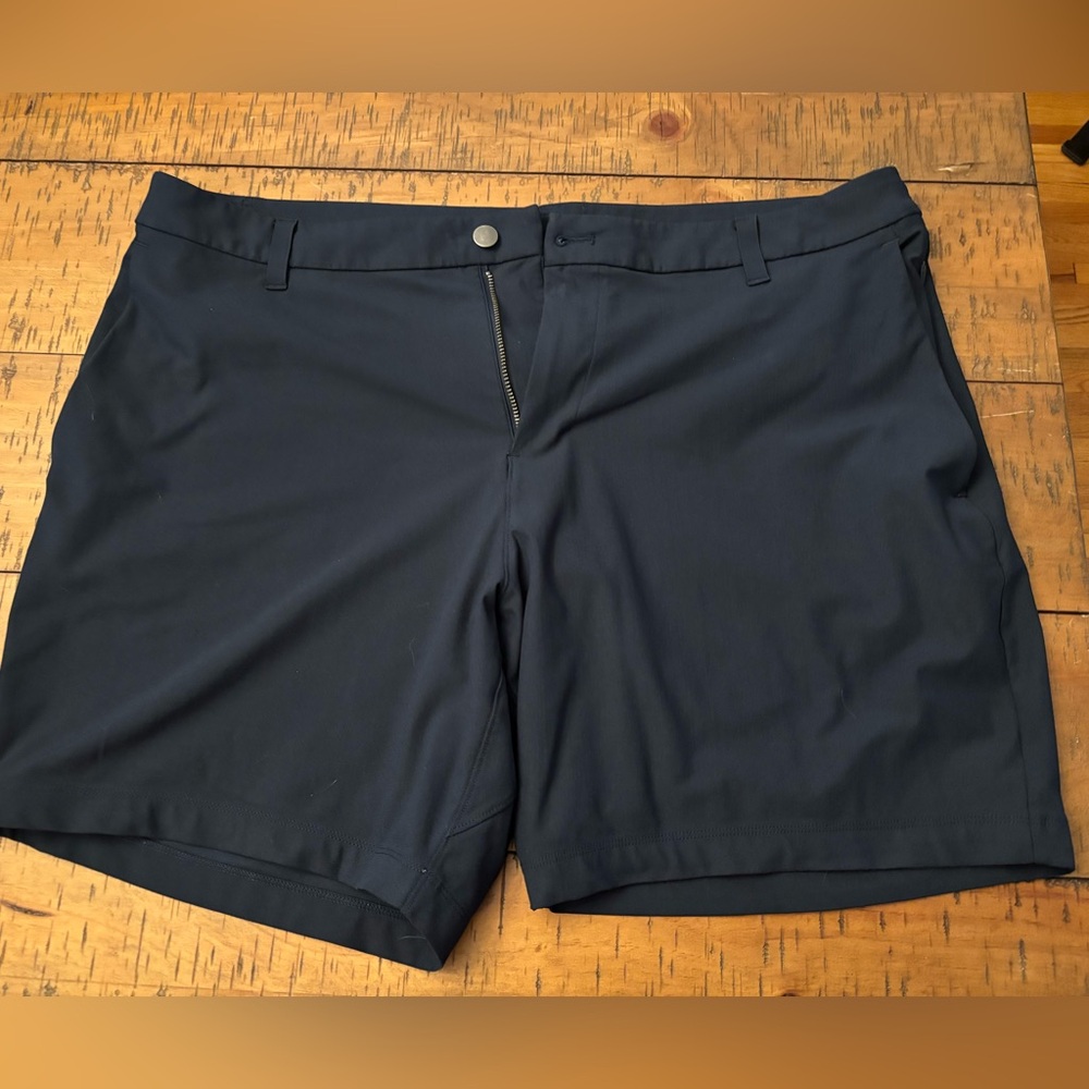Lululemon ABC Classic Fit Shorts, Navy, 38” w/ 7” Inseam (See Note)